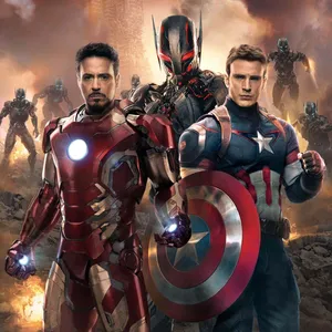 Epic Battle: Iron Man And Captain America Wallpaper