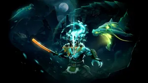 Epic Battle Of Dota 2 Heroes Wallpaper