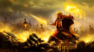 Epic_ Battle_of_ Fire_ Wielders Wallpaper