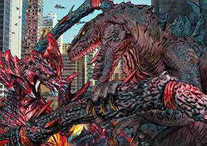 Epic Battle Of Godzilla Vs Destoroyah Wallpaper