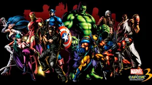Epic Battle Of Superheroes In An Animated Movie Wallpaper