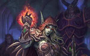 Epic Battle Of The Mage: World Of Warcraft Wallpaper