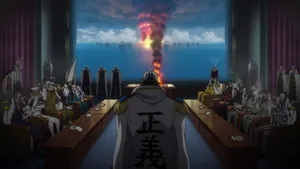 Epic Battle Of The Marineford War Wallpaper