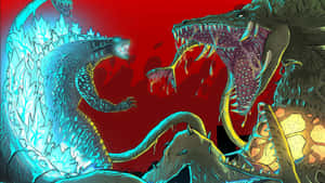 Epic Battle Of Titans: Godzilla Vs Biollante Wallpaper