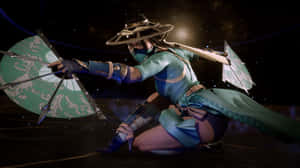 Epic Battle Scene Featuring Iconic Mortal Kombat Characters Wallpaper