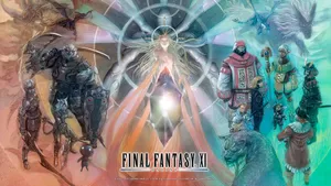 Epic Battle Scene From Final Fantasy Xi Wallpaper