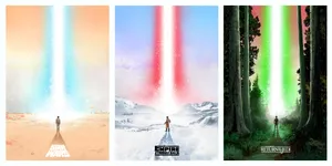 Epic Battle Scene From Return Of The Jedi Wallpaper