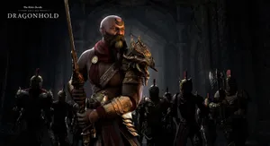 Epic Battle Scene In An Online Game Wallpaper