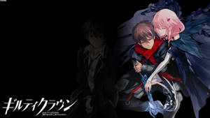 Epic Battle Scene In Guilty Crown Anime Series Wallpaper