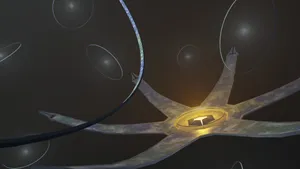 Epic Battle Scene In Halo Ark Wallpaper