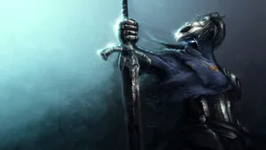 Epic Battle Stance Of Artorias The Abysswalker Wallpaper