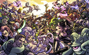 Epic Battle Unleashed - Marvel Vs Capcom Wallpaper