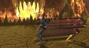 Epic Battle Unleashed: Mortal Kombat Vs. Dc Universe Wallpaper