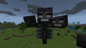 Epic Battle With The Wither Boss In Minecraft Wallpaper