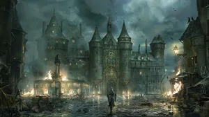 Epic Blood Of Steel Battle Scene Wallpaper