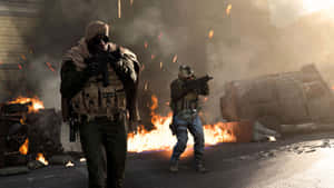 Epic Call Of Duty Battle Scene Wallpaper