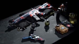 Epic Call Of Duty Weaponry Display Wallpaper