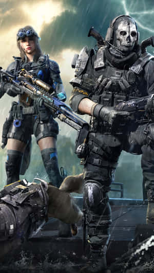 Epic Cod Mobile Character Skins Showdown Wallpaper