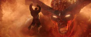 Epic_ Confrontation_with_ Surtur Wallpaper