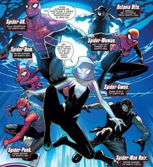 Epic Crossover - Spider-geddon Wallpaper