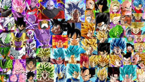 Epic Dragon Ball Z Character Collage Wallpaper