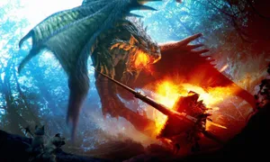 Epic Dragon Vs Knight Wallpaper