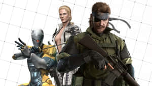 Epic Ensemble Of Metal Gear Solid Characters Wallpaper