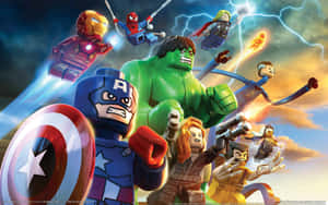 Epic Face Off In Marvel's Avengers Game Wallpaper