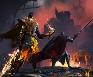 Epic_ Fantasy_ Battle_ Showdown Wallpaper