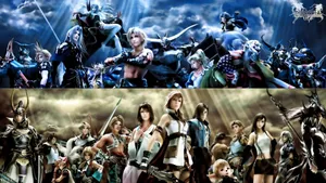 Epic Fantasy Game Characters Collage Wallpaper
