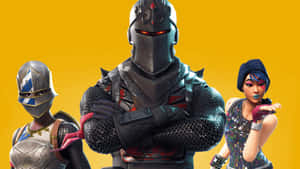 Epic Fortnite Skins Battle Royale Showdown Wallpaper