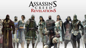 Epic Group Of Assassin's Creed Characters Wallpaper