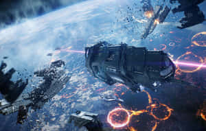 Epic Halo Battle Scene Wallpaper