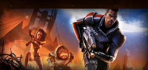 Epic Heroes Gathered In Mass Effect Universe Wallpaper