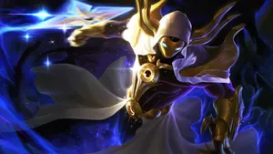 Epic League Of Legends Champions Battle Wallpaper