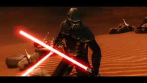 Epic Lightsaber Battle Wallpaper