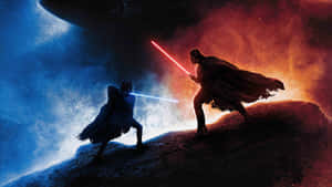 Epic Lightsaber Duel4 K Wallpaper