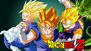 Epic Lineup Of Dragon Ball Z Heroes And Villains Wallpaper