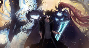 Epic Manhwa Battle Scene Wallpaper