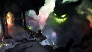 Epic Mickey Shadow Blot Wallpaper