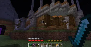 Epic Minecraft Battle Scene Wallpaper