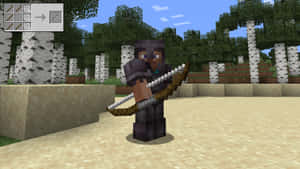 Epic Minecraft Weapons Collection Wallpaper