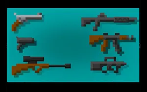 Epic Minecraft Weapons Showcase Wallpaper