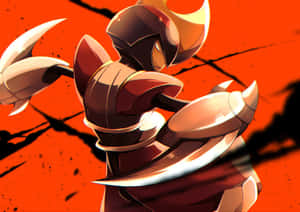 Epic Red Bisharp Poster Wallpaper