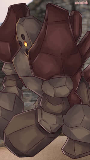 Epic Regirock Phone Wallpaper