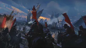 Epic_ Samurai_ Battle_at_ Dusk Wallpaper