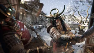 Epic Samurai Snow Battle.jpg Wallpaper