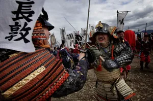 Epic Samurai Sword Fight Wallpaper