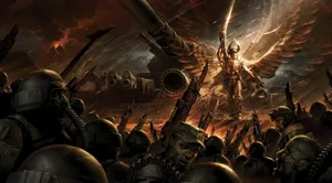 Epic_ Sci Fi_ Battle_ Artwork Wallpaper