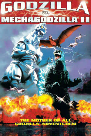 Epic Showdown Between Godzilla And Mechagodzilla Wallpaper